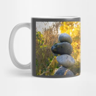 Rock Cairn on a Fall Day Mug